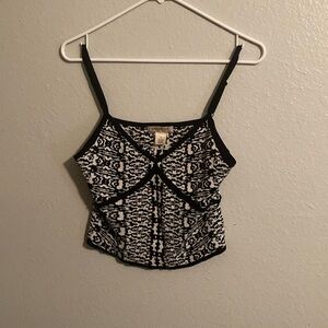 Arden B Sweater Knit Cropped Tank Top